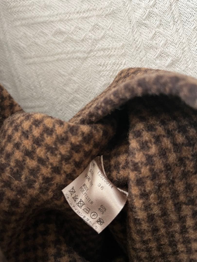 TODAYFUL オーバーチェックコート 36