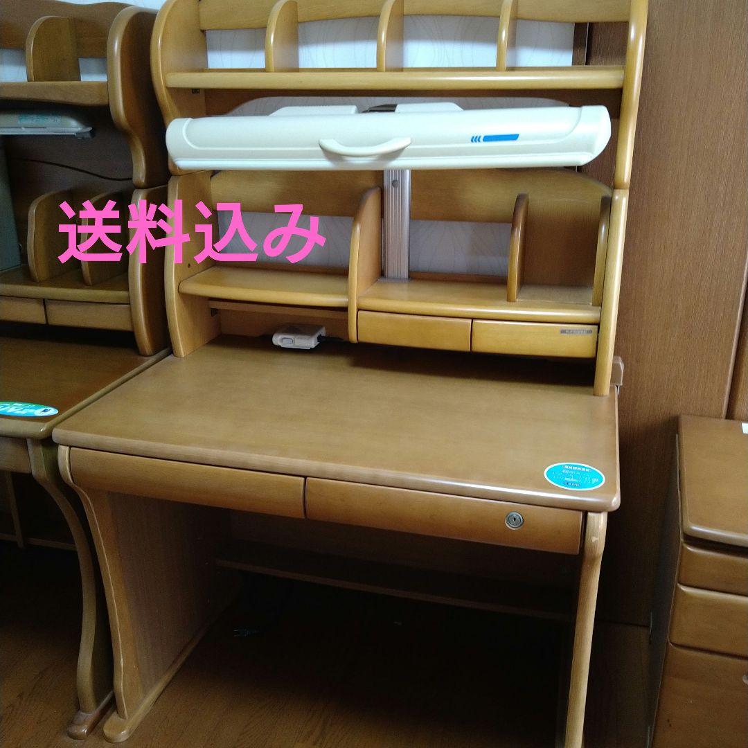 クロガネ学習机　匿名送料込み