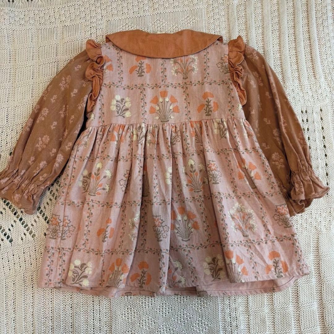Apolina kids Mara Shirtdress 1-2y ワンピース