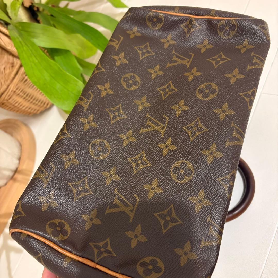 LOUIS VUITTON モノグラム スピーディ25 ロゴ ハンドバッグ