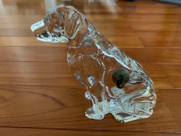 大幅値下げしました！高級クリスタル　犬　WATER FORD