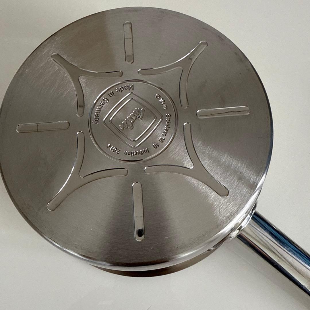 Fissler ステンレススチール 片手鍋 蓋付き　お値引きしました
