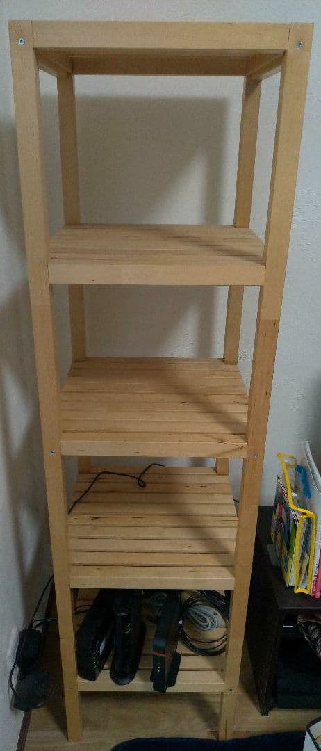 【高さ140】オープンラック★ベージュ