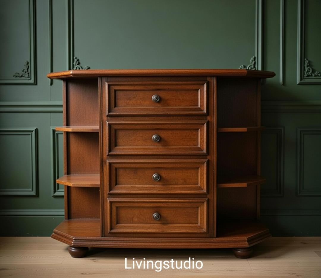 イタリア サイドボード コンソール 飾り棚 クラシック アンティーク 41N