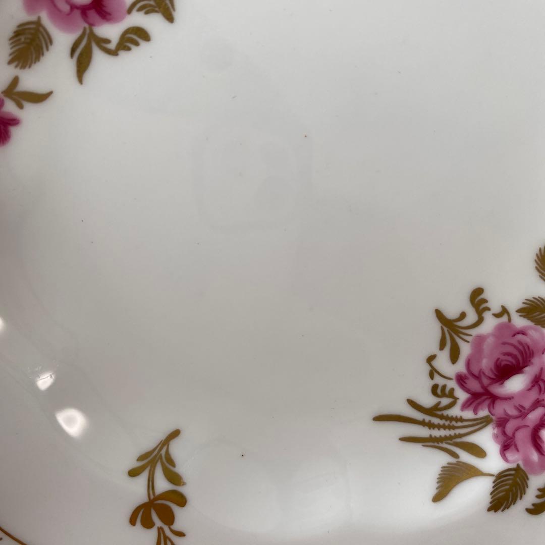 ロイヤルクラウンダービー　ピンクストンローズ　15cm プレート　2枚