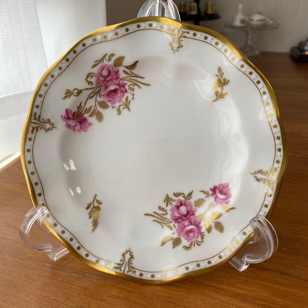 ロイヤルクラウンダービー　ピンクストンローズ　15cm プレート　2枚