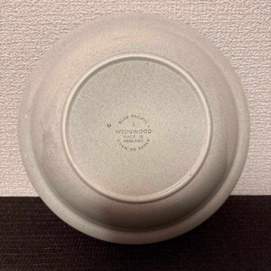 ウェッジウッド　ブルーパシフィック　サラダボウル　スーププレート