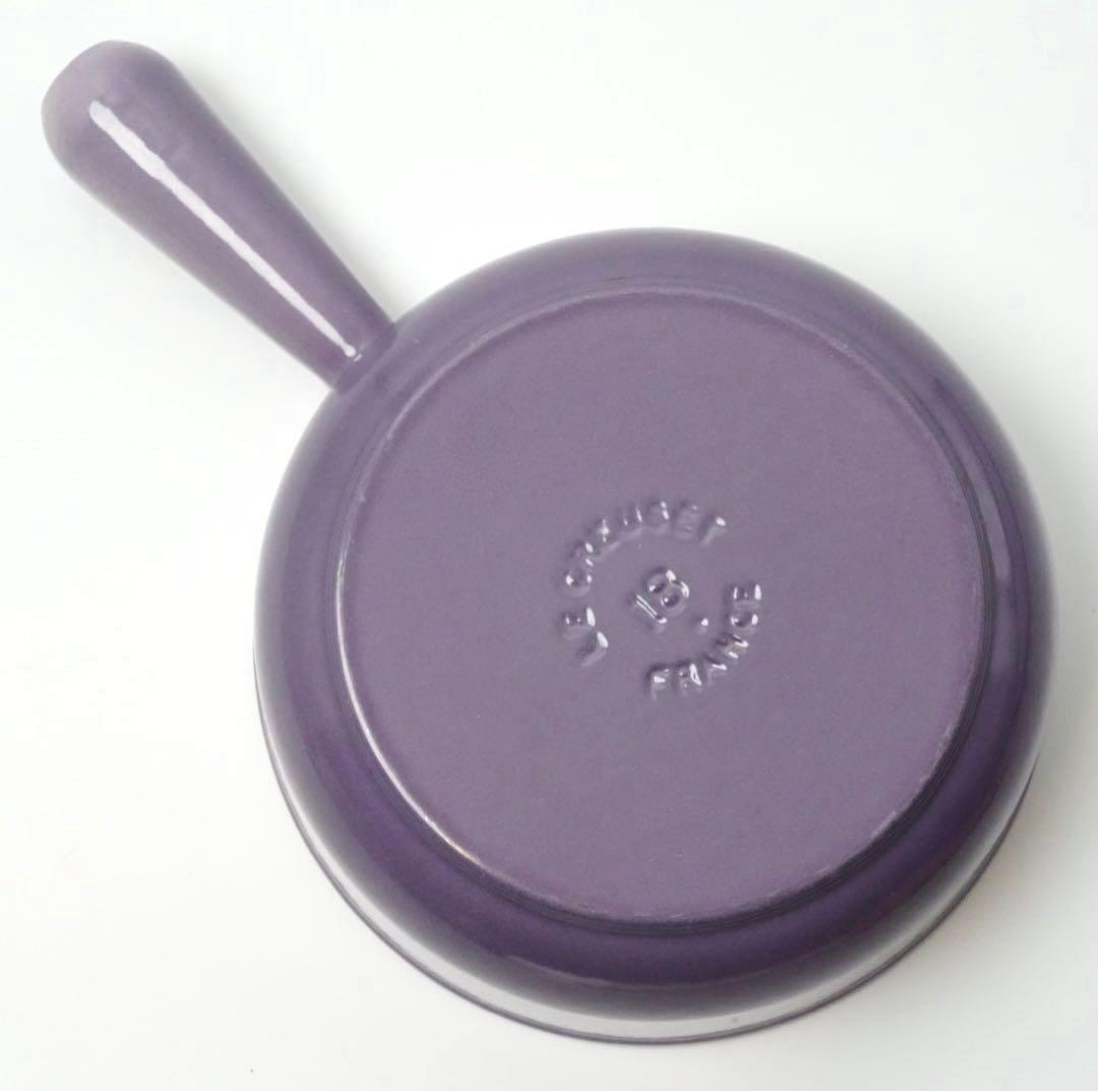 【美品】LE CREUSET　ソースパン　ブルーベルパープル　18cm