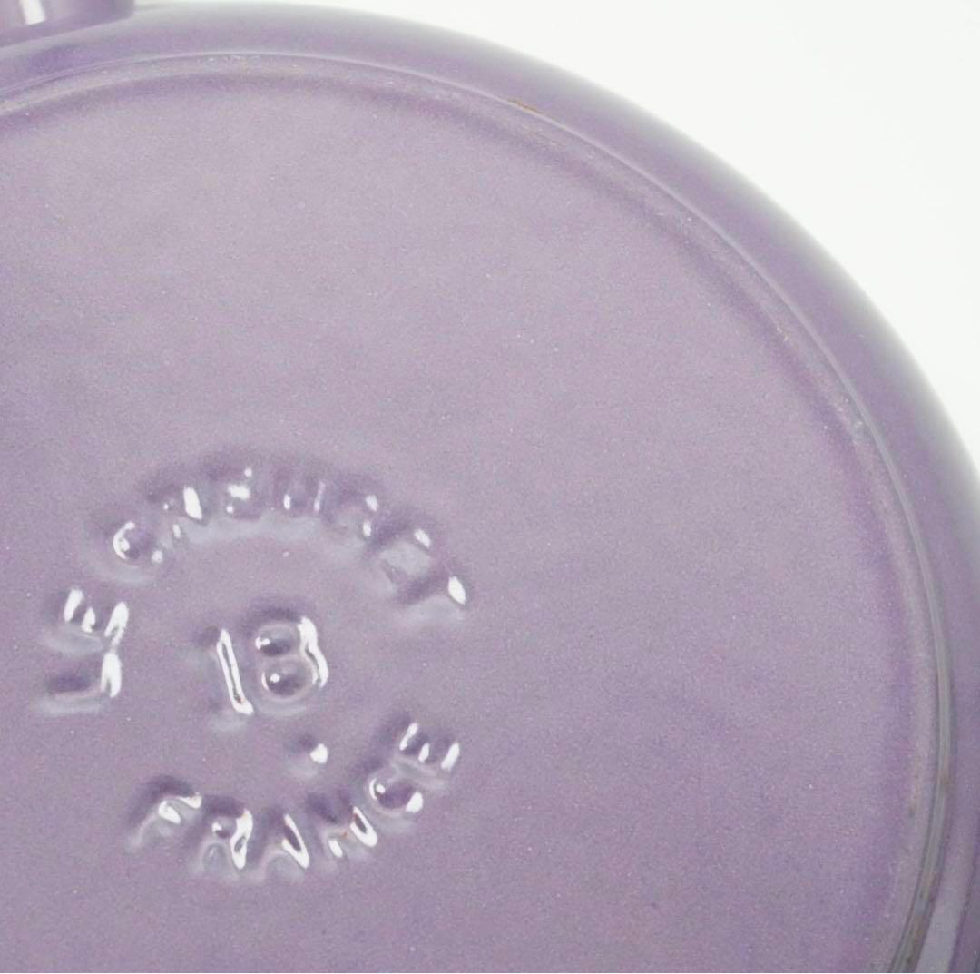 【美品】LE CREUSET　ソースパン　ブルーベルパープル　18cm
