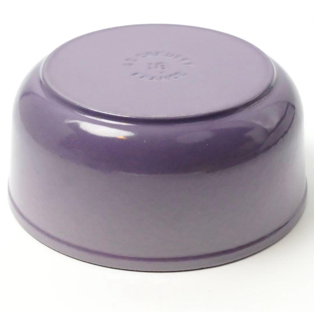【美品】LE CREUSET　ソースパン　ブルーベルパープル　18cm