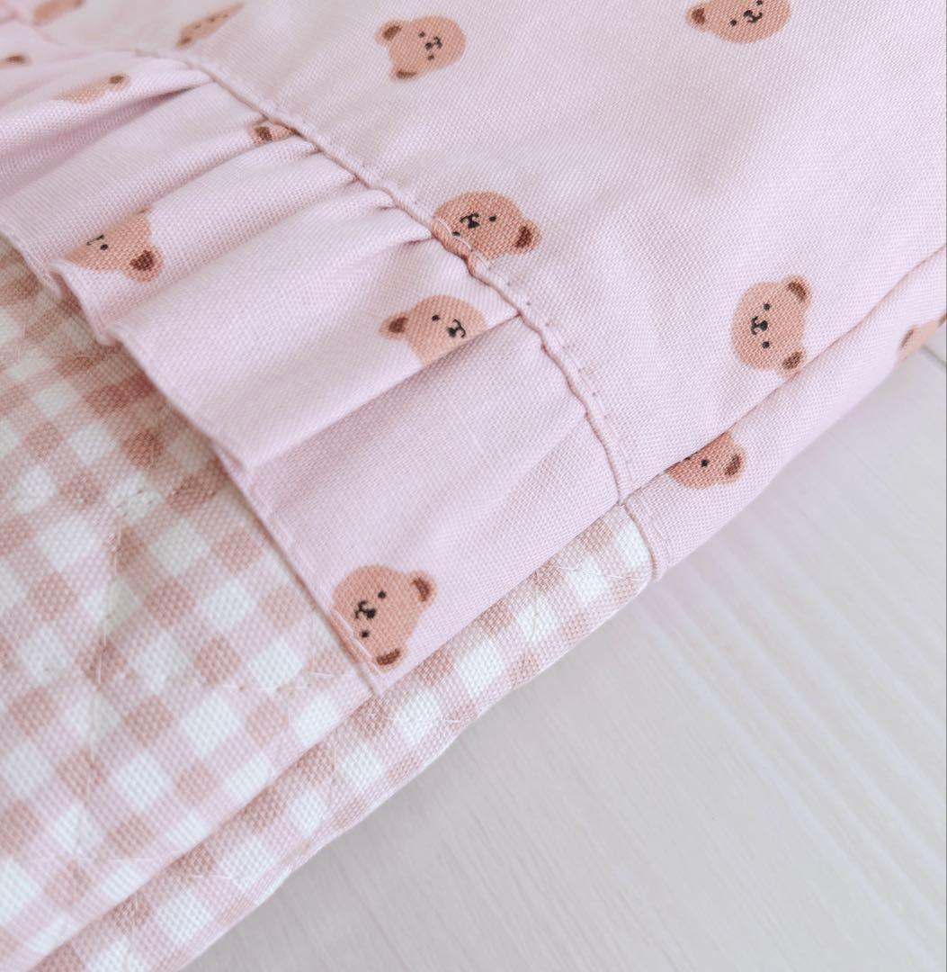 キルティング レッスンバッグ 上履き入れ