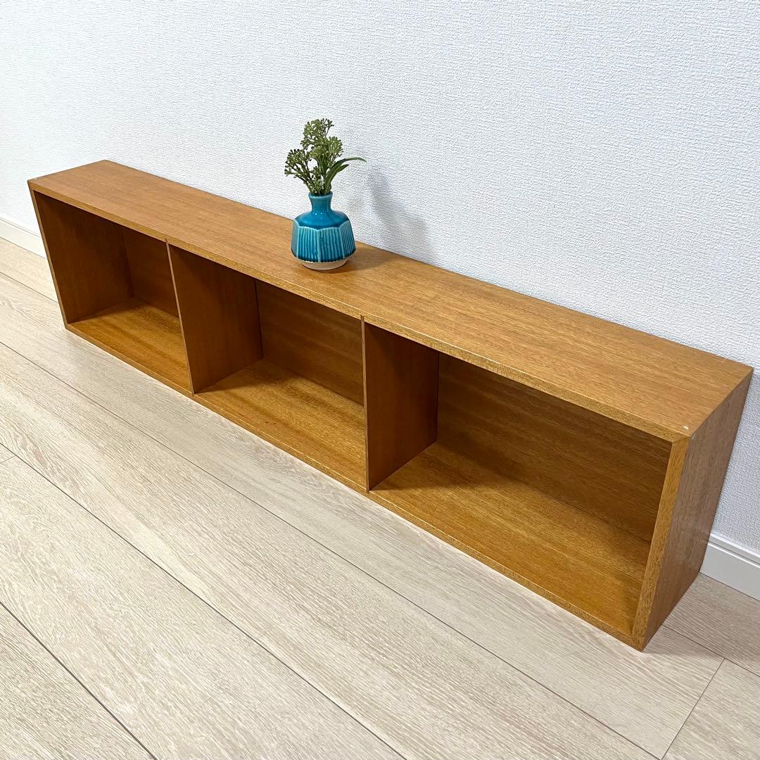 (そ102)和製ヴィンテージ 無垢材 本棚 ラック 無印良品風 ナチュラル家具