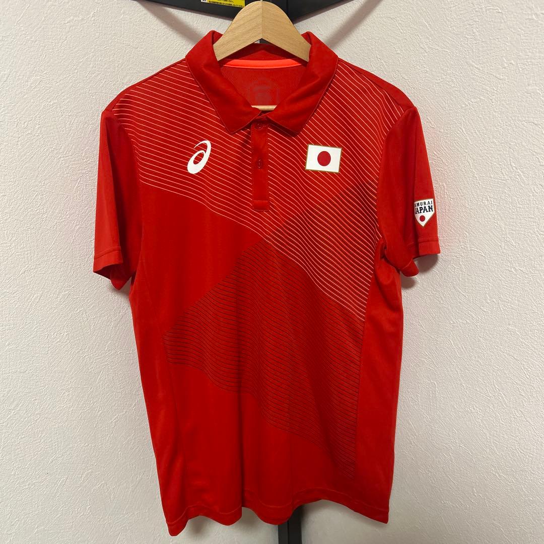 asics 侍ジャパン　SAMURAI JAPAN ポロシャツ　L