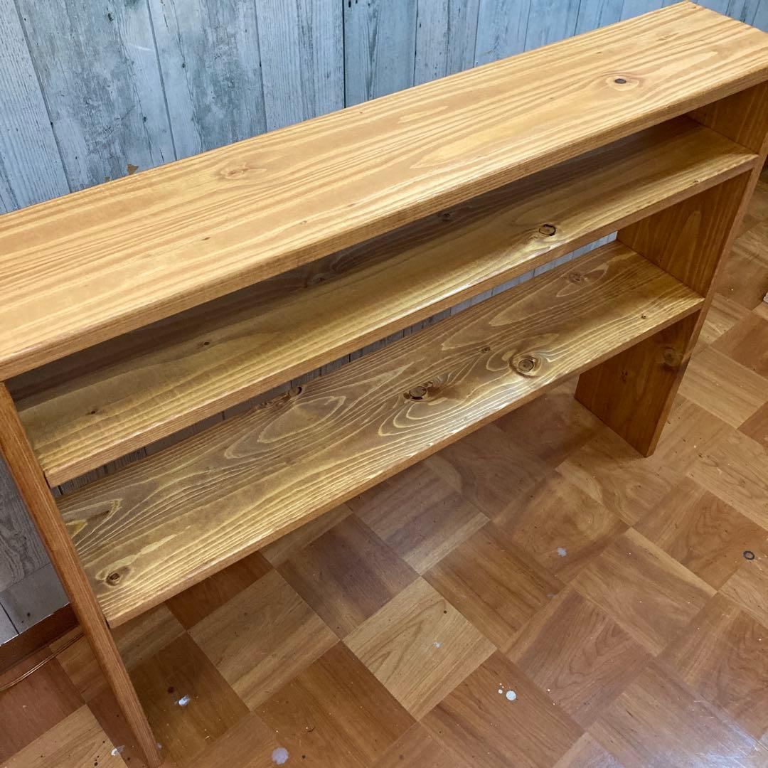 シェルフ 飾り棚 幅84cm パイン材