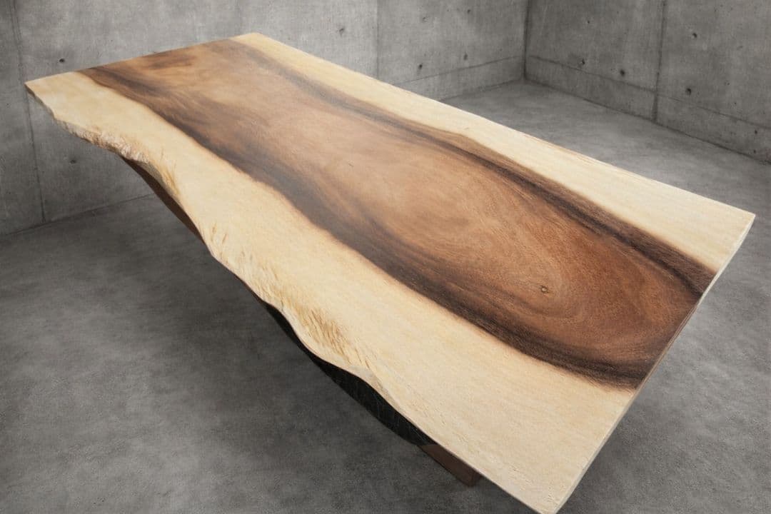 最終価格　モンキーポッド　一枚板　ダイニング　テーブル　ウォールナット