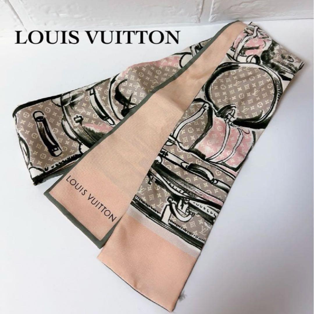 LOUIS VUITTON バッグモチーフ スカーフ