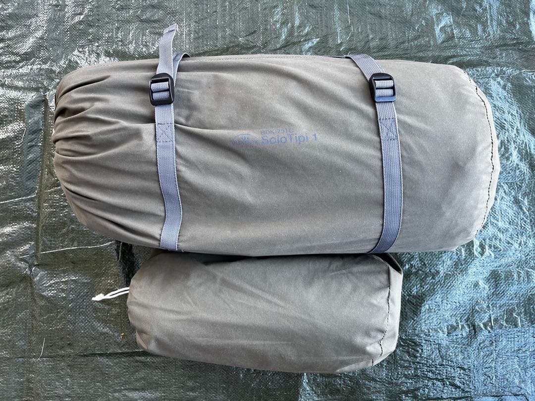 【美品】バンドック ソロティピー1TC＋フロントウォール＋二又ポール