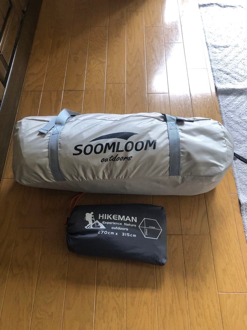 SOOMLOOM 3-4人用テント ワンポール ※HIKEMAN テントシート付