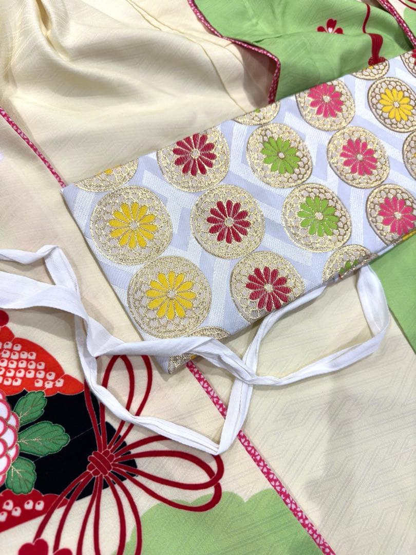 JAPANスタイル　あしだまなコラボ　7歳　着物　フルセット