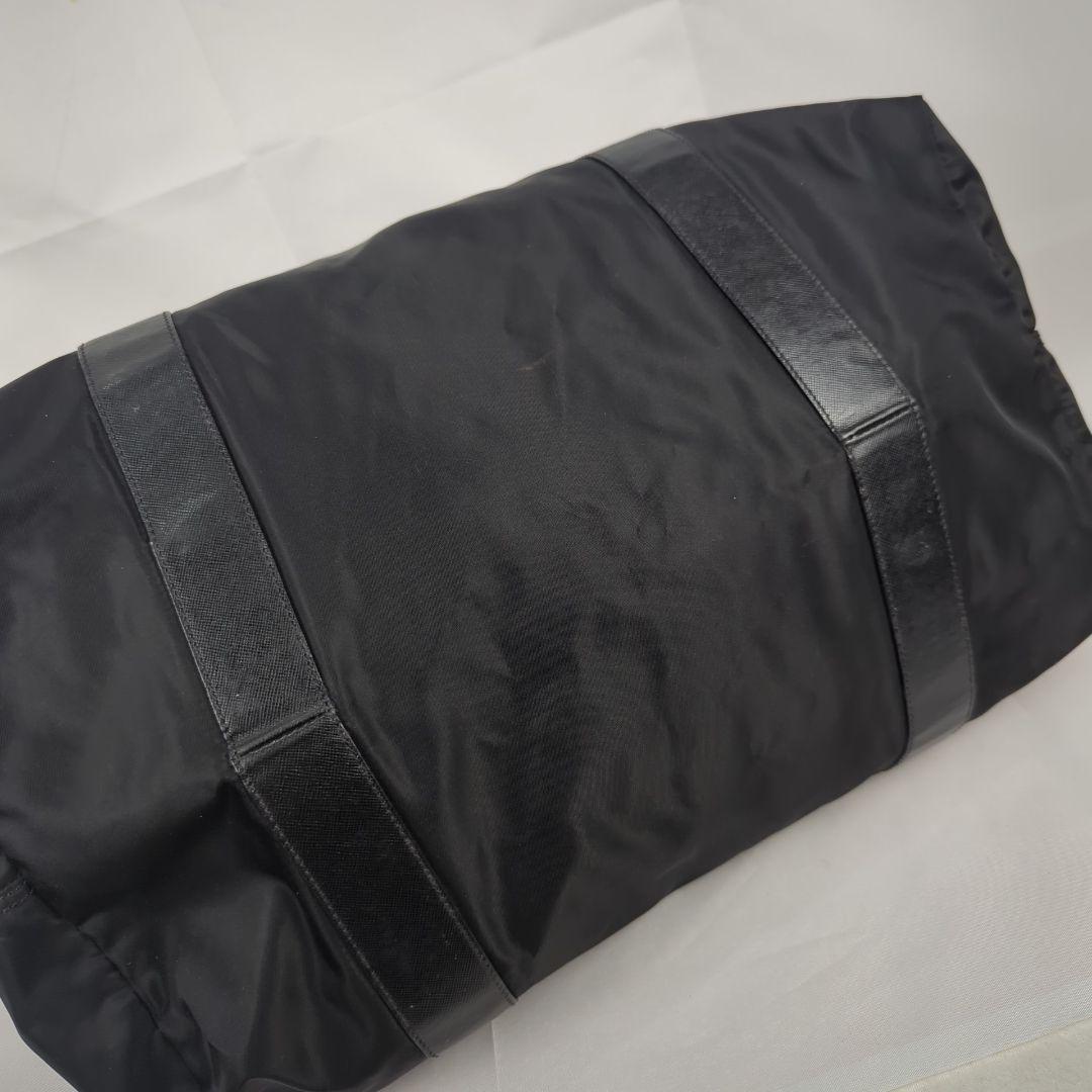 PRADA プラダ ナイロン ボストンバッグ 三角 ロゴ プレート