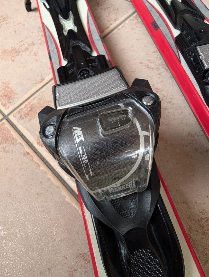 YT-MWK ロシニョール＆K2 スキー板 2点ホワイト/レッド