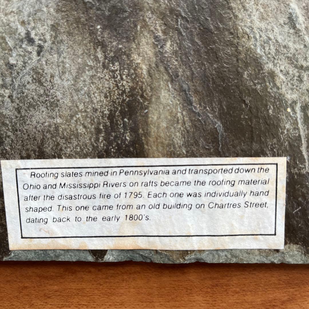 アメリカのニューオリンズで購入した手描き石版