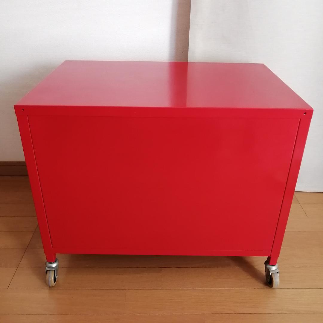 IKEA イケア PSキャビネット　赤