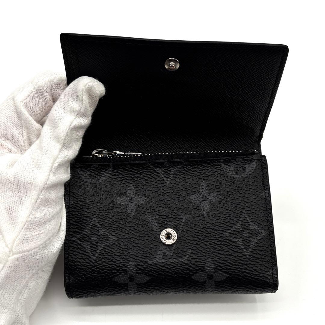 極美品　ヴィトン モノグラムエクリプス ヴィクターウォレット 財布　M12598