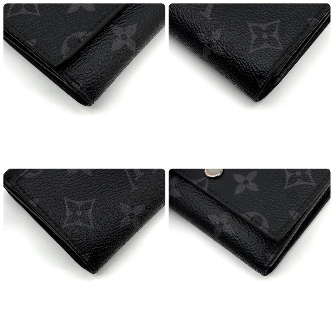 極美品　ヴィトン モノグラムエクリプス ヴィクターウォレット 財布　M12598