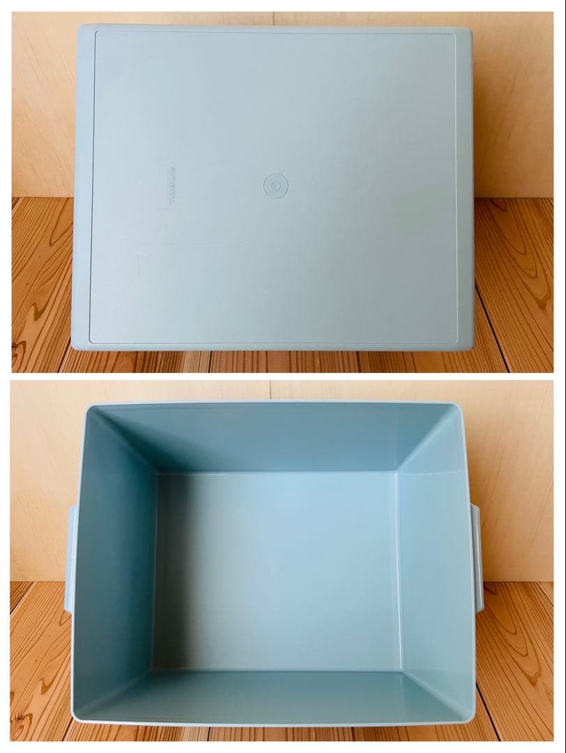 2個セット/送料込/タッパーウェア/スーパーケース/ディープスーパーケース/水色