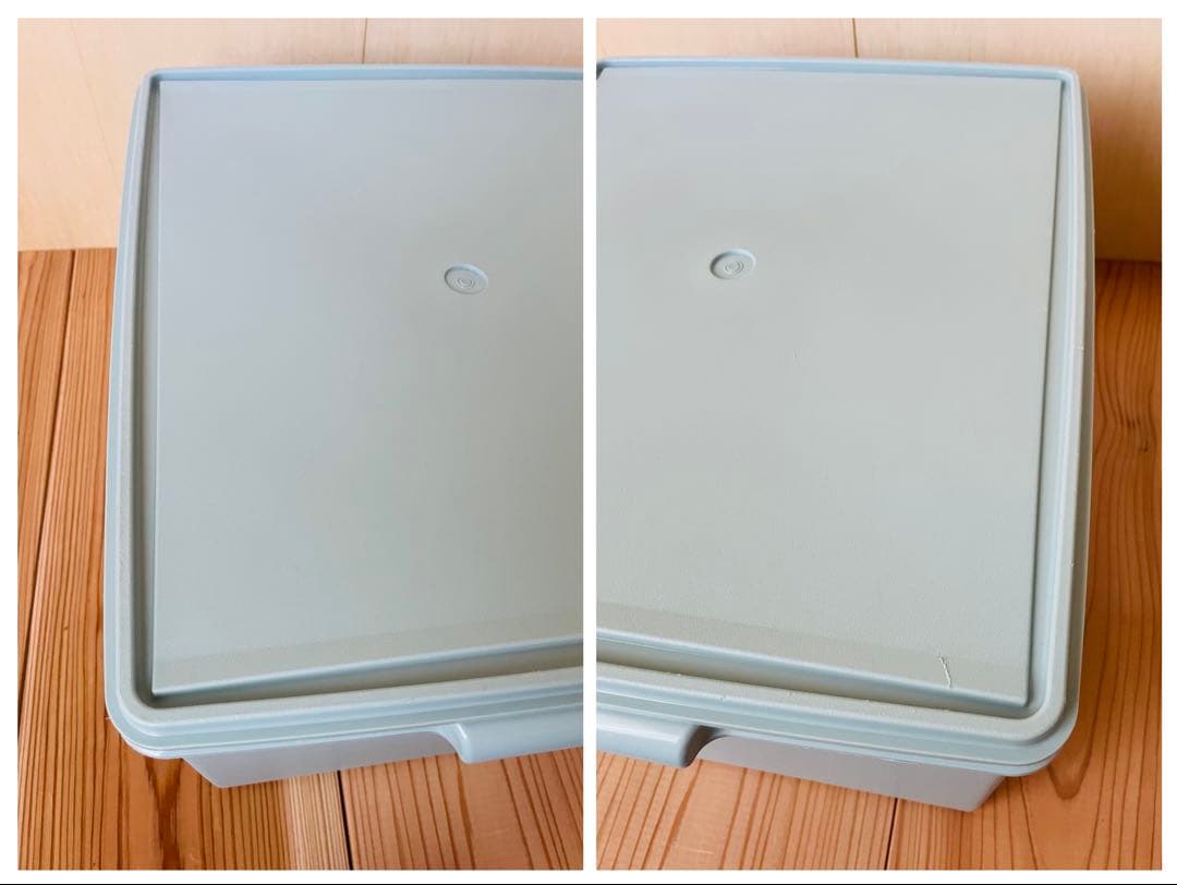 2個セット/送料込/タッパーウェア/スーパーケース/ディープスーパーケース/水色