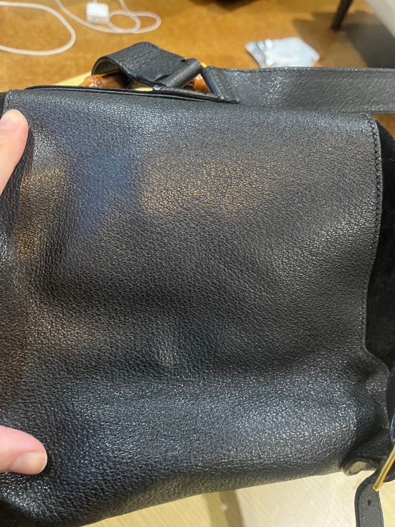 GUCCIバンブーリュック　ブラック