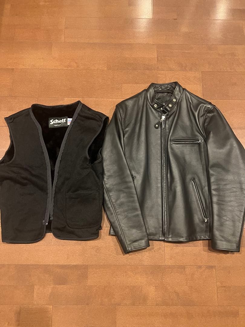 Schott USA LINE 641 ステアハイド シングルライダース