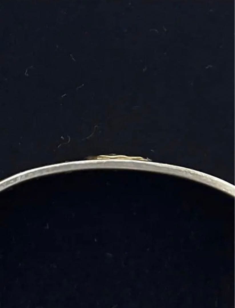 goro's風 シルバー 18K バングル ゴールドメタル付き ゴローズ風