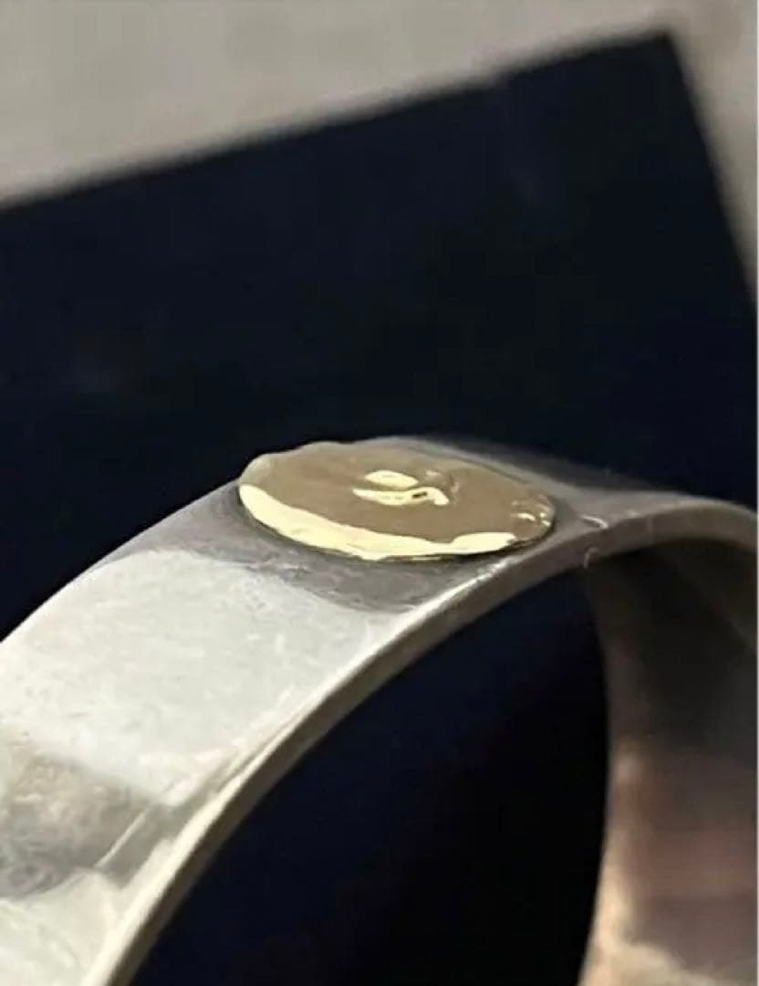 goro's風 シルバー 18K バングル ゴールドメタル付き ゴローズ風