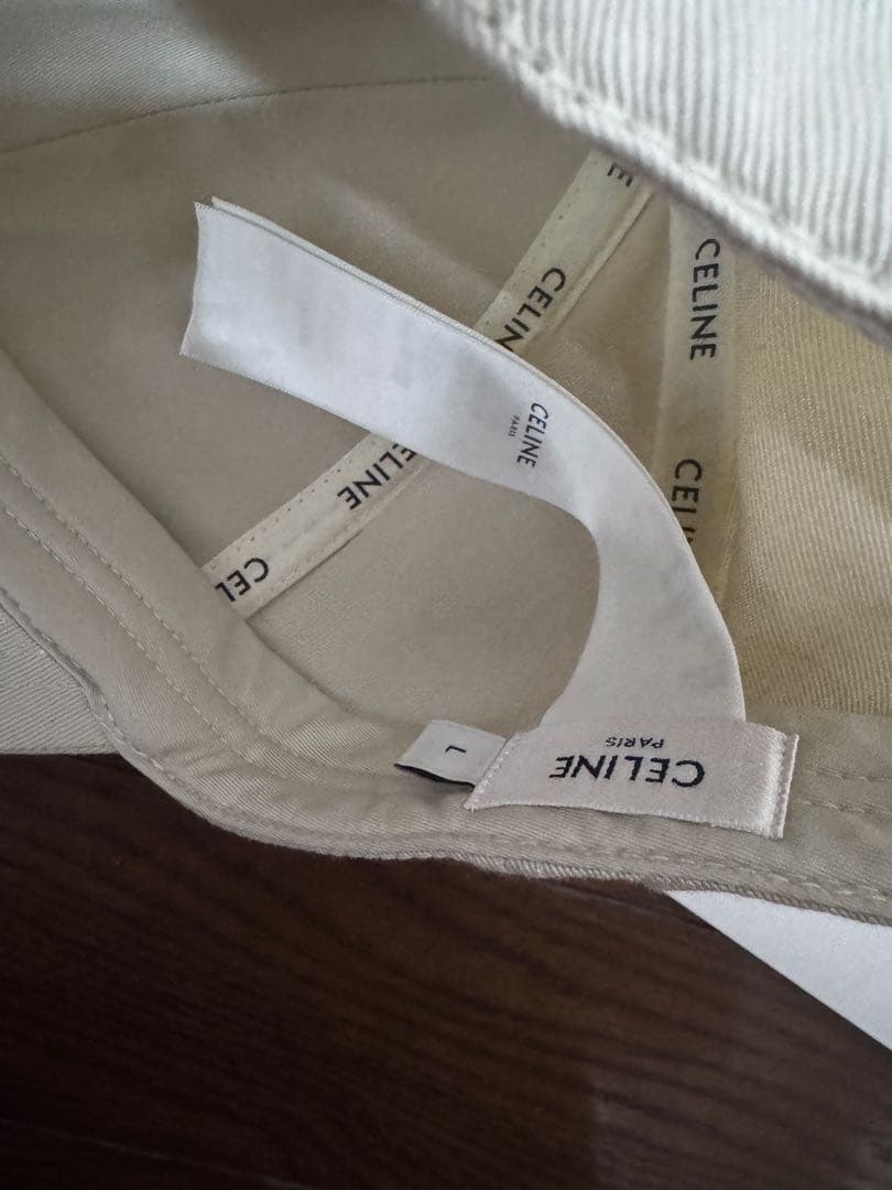 CELINE セリーヌ トリオンフ ベースボールキャップ 帽子 L サイズ