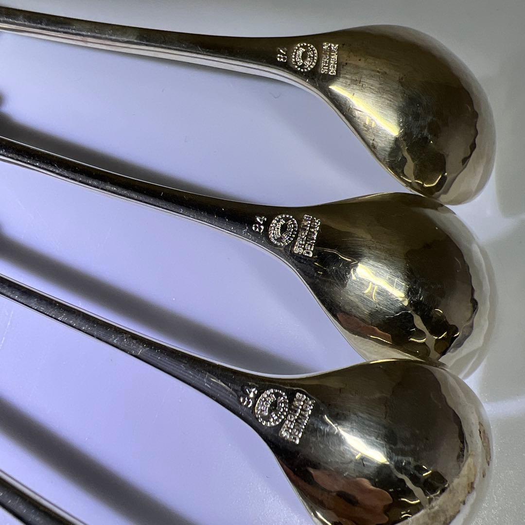 ジョージジェンセン　ブロッサムsterling925 コーヒースプーン6本　共袋