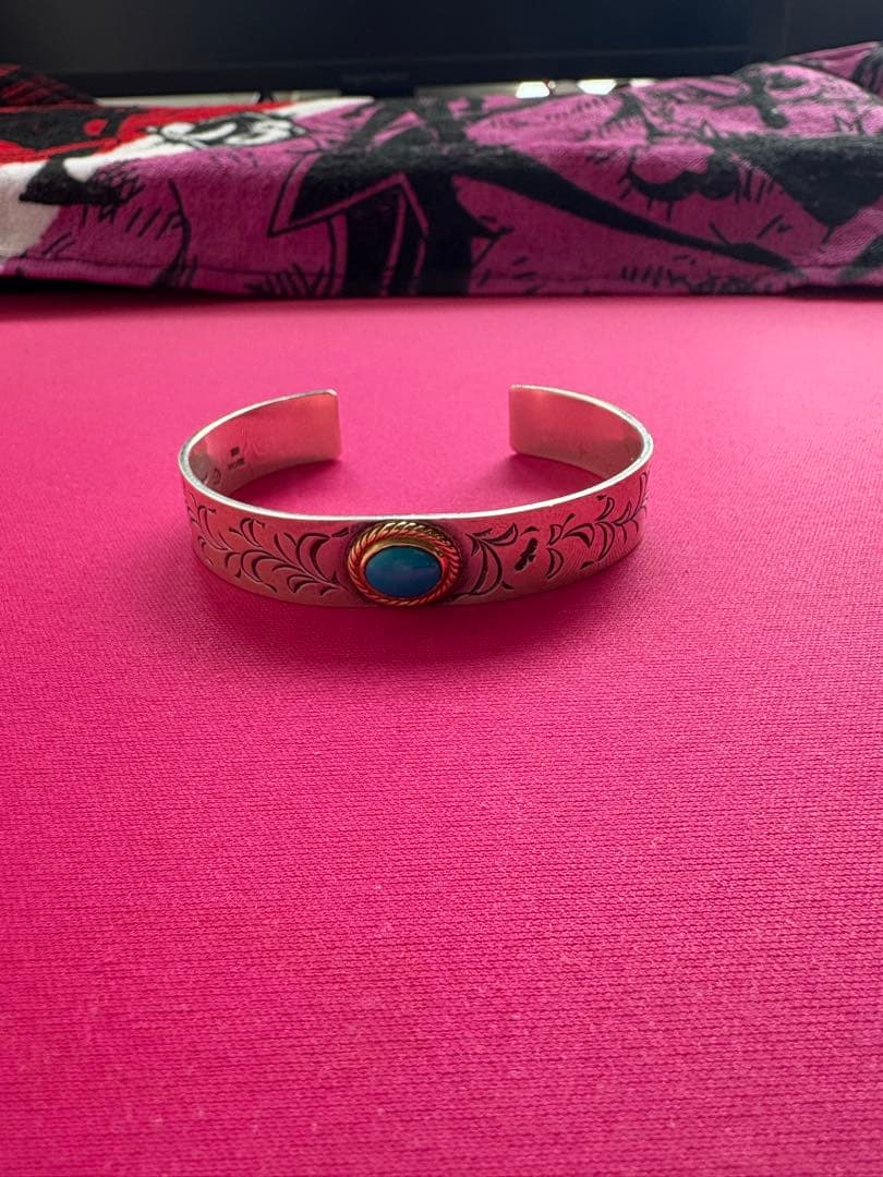 TADY＆KING 唐草金縄ターコイズ