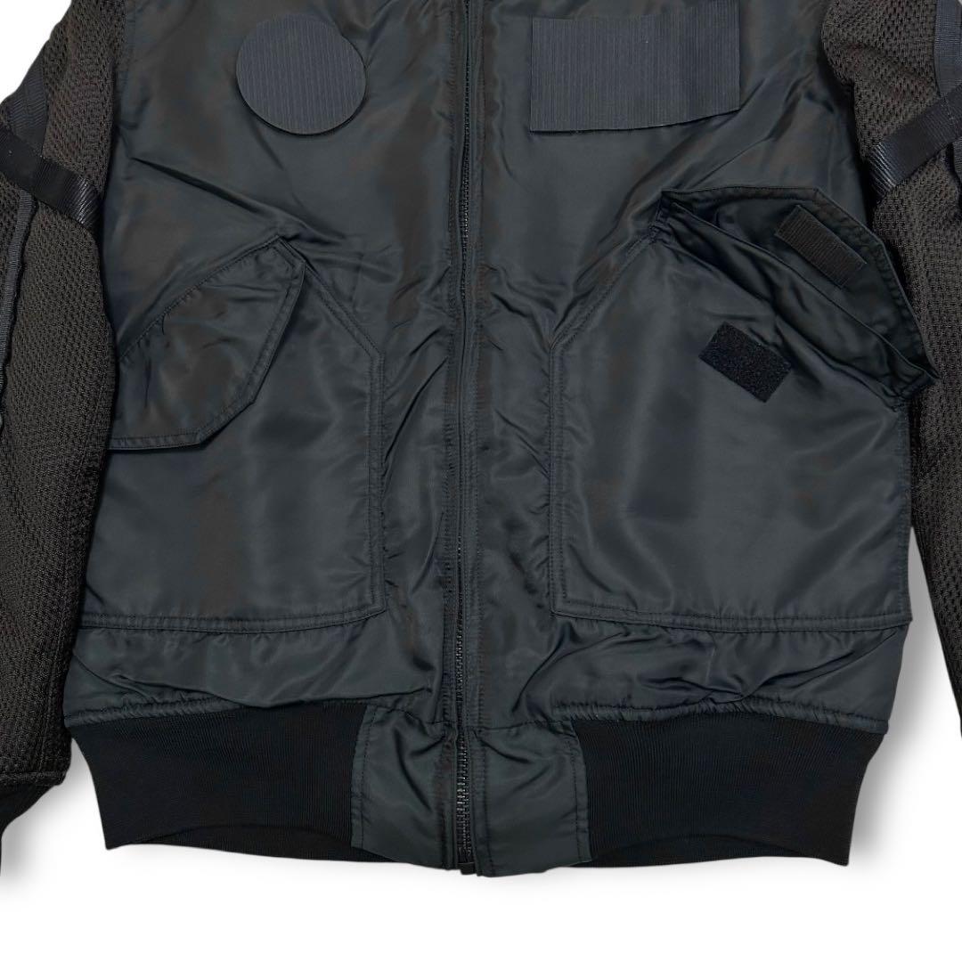 01AW GENERAL RESEARCH フライト ジャケット 黒 MA-1