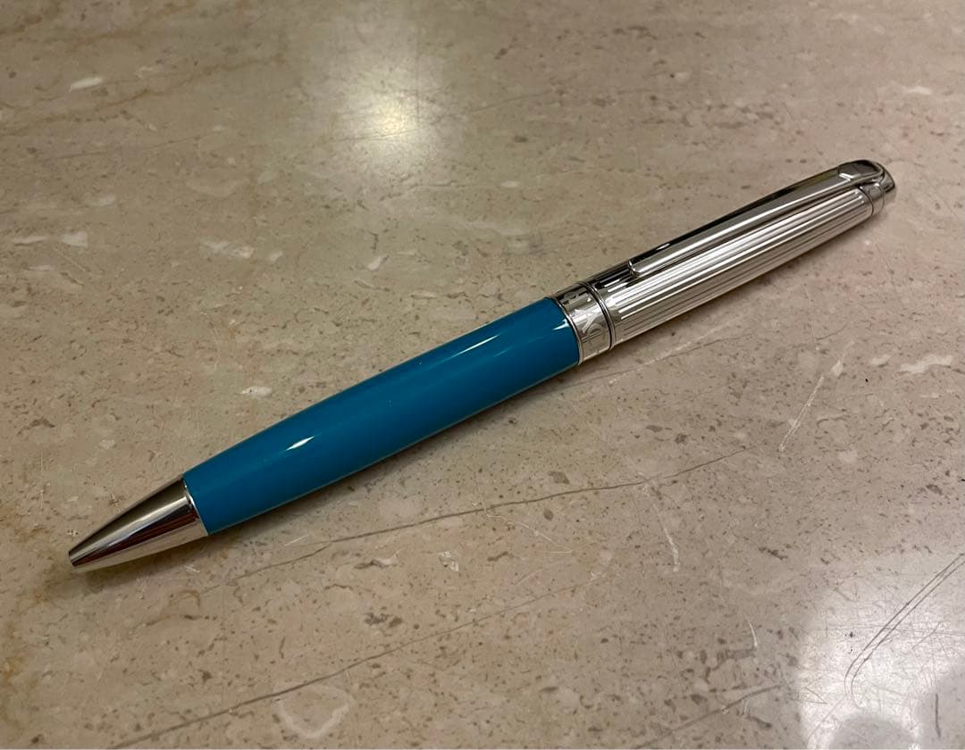 カランダッシュ ボールペン レマンコレクション ターコイズ　ペンケース付属