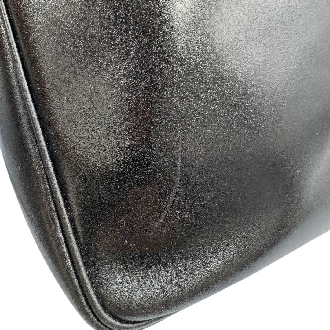 美品　FURLA　サフィアーノレザー　トートバッグ　A4可 ブラック　2way