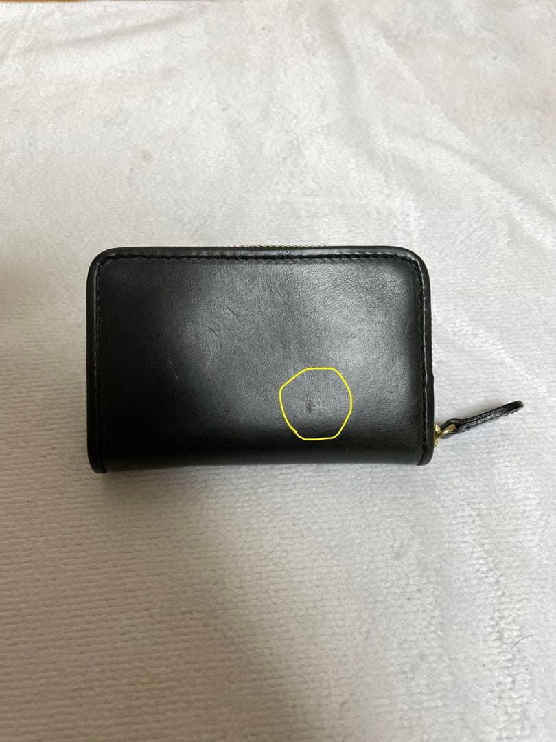 GANZO ガンゾ GH5 ラウンドファスナー 小銭入れ ケース ネイビー