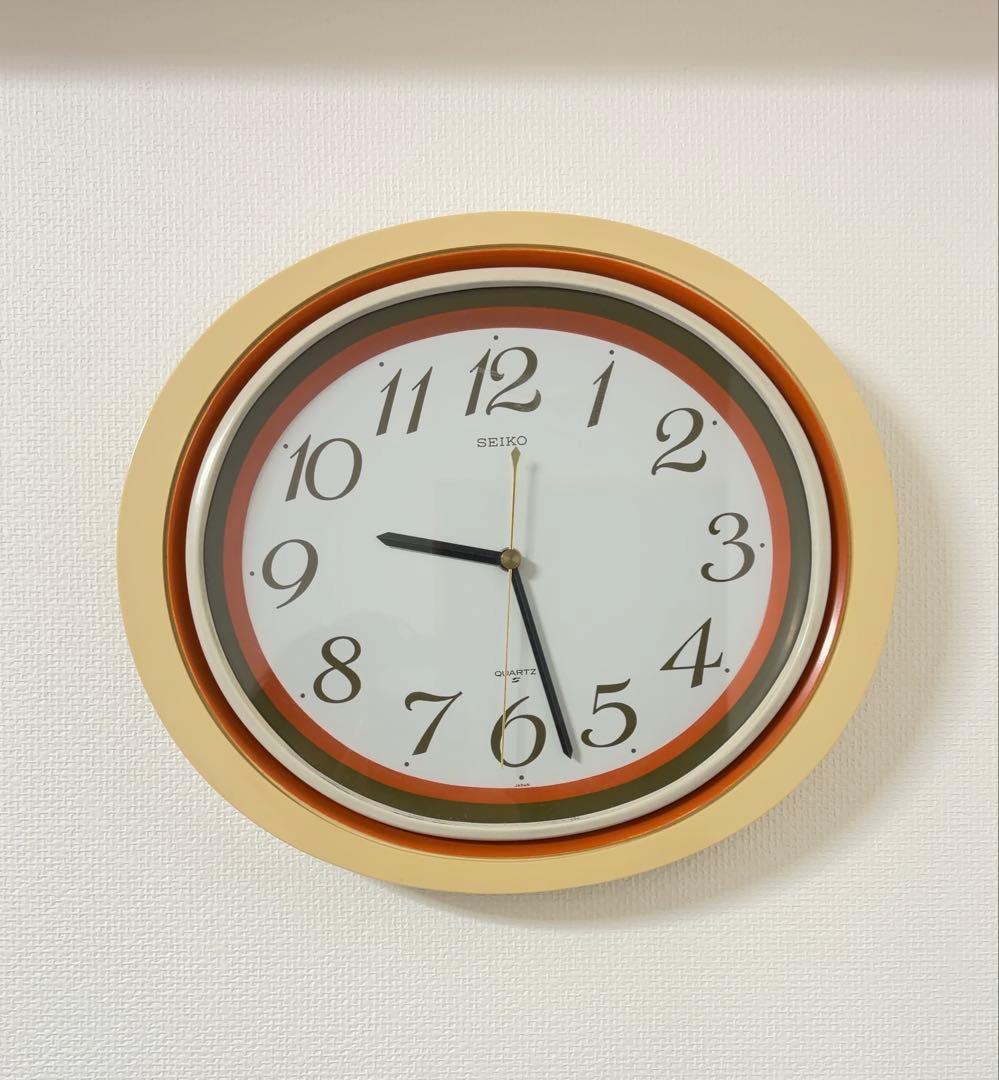 【昭和レトロ】 SEIKO 壁掛け時計
