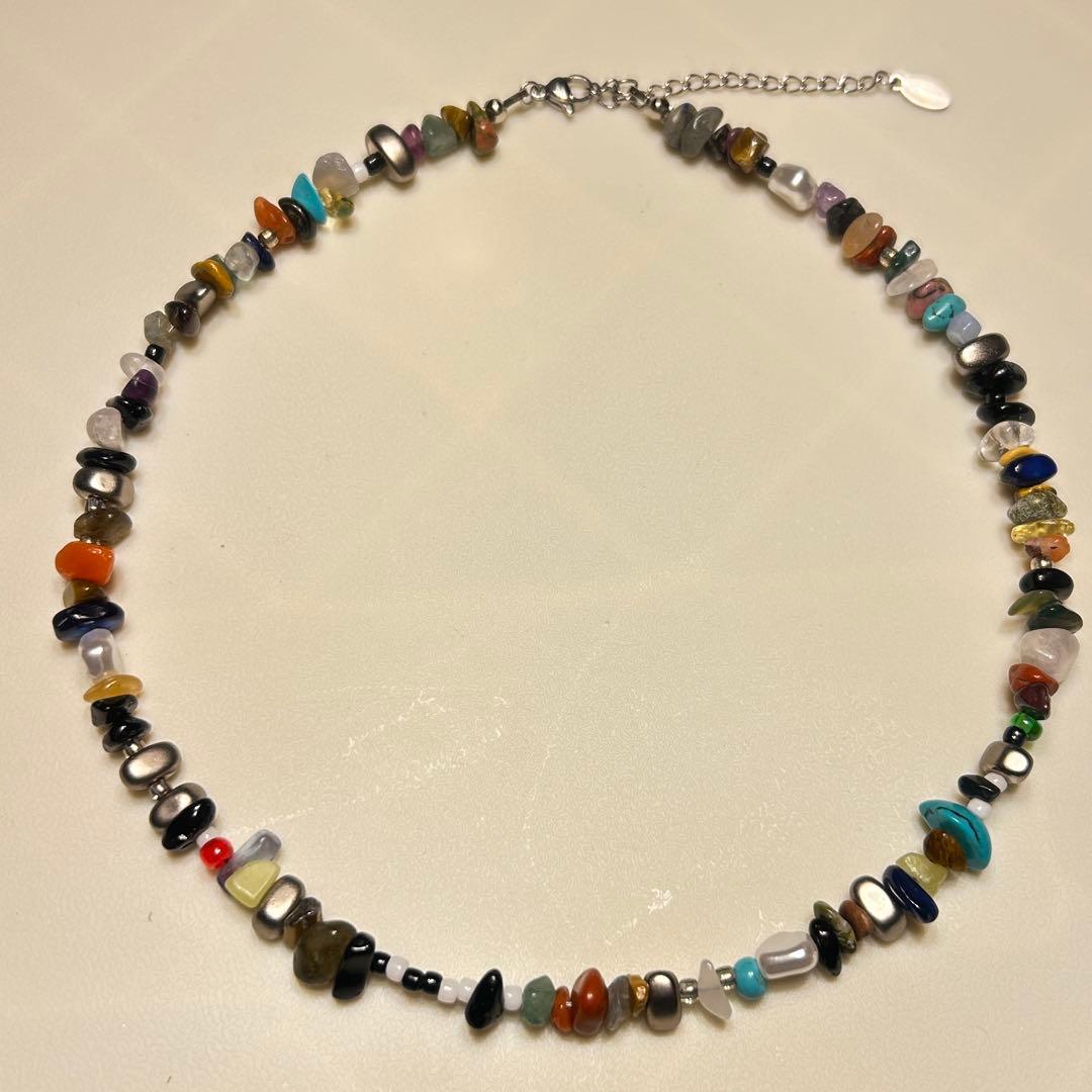 Taka 似　ストーンネックレス