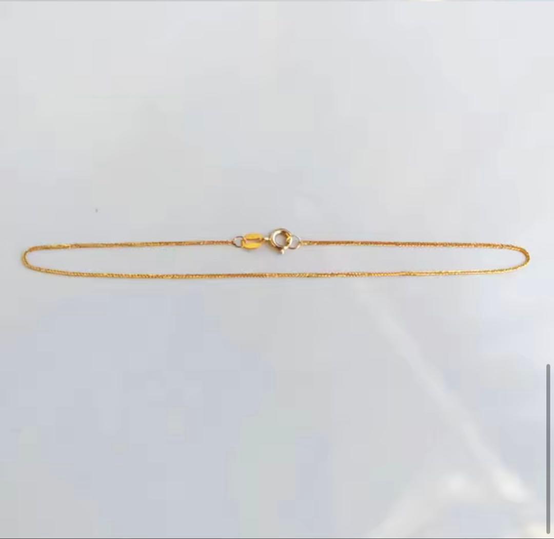 A*b様 18金 AU750 チェーンブレスレット