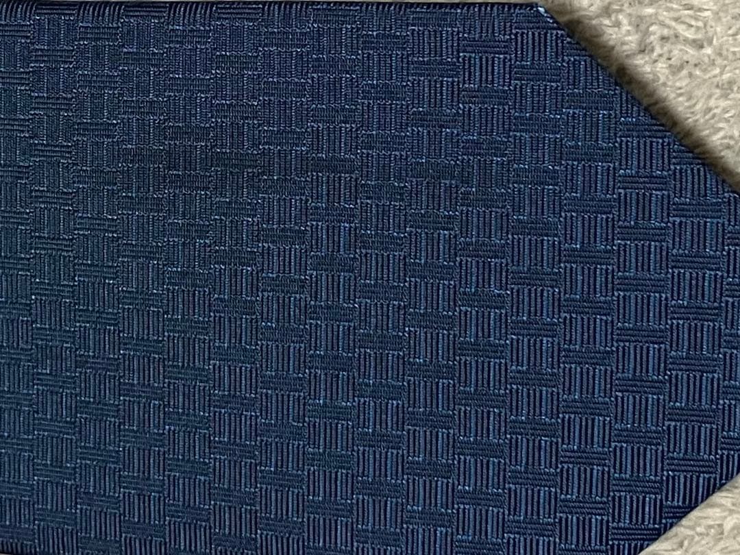 【箱付き】HERMES エルメス　ネクタイ　ファソネ　青 ZINGARO東京