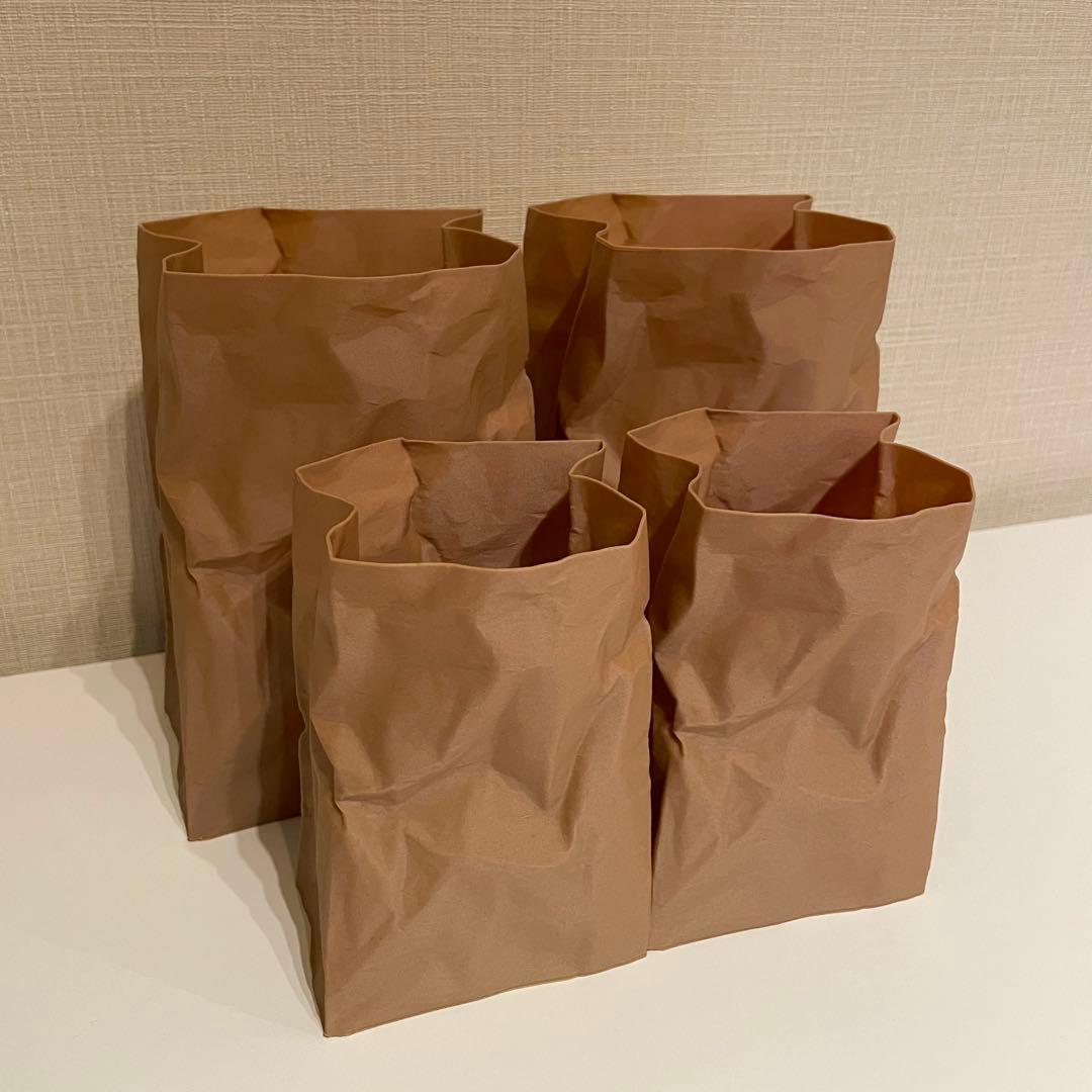 紙袋に見える収納ボックス(4個セット)