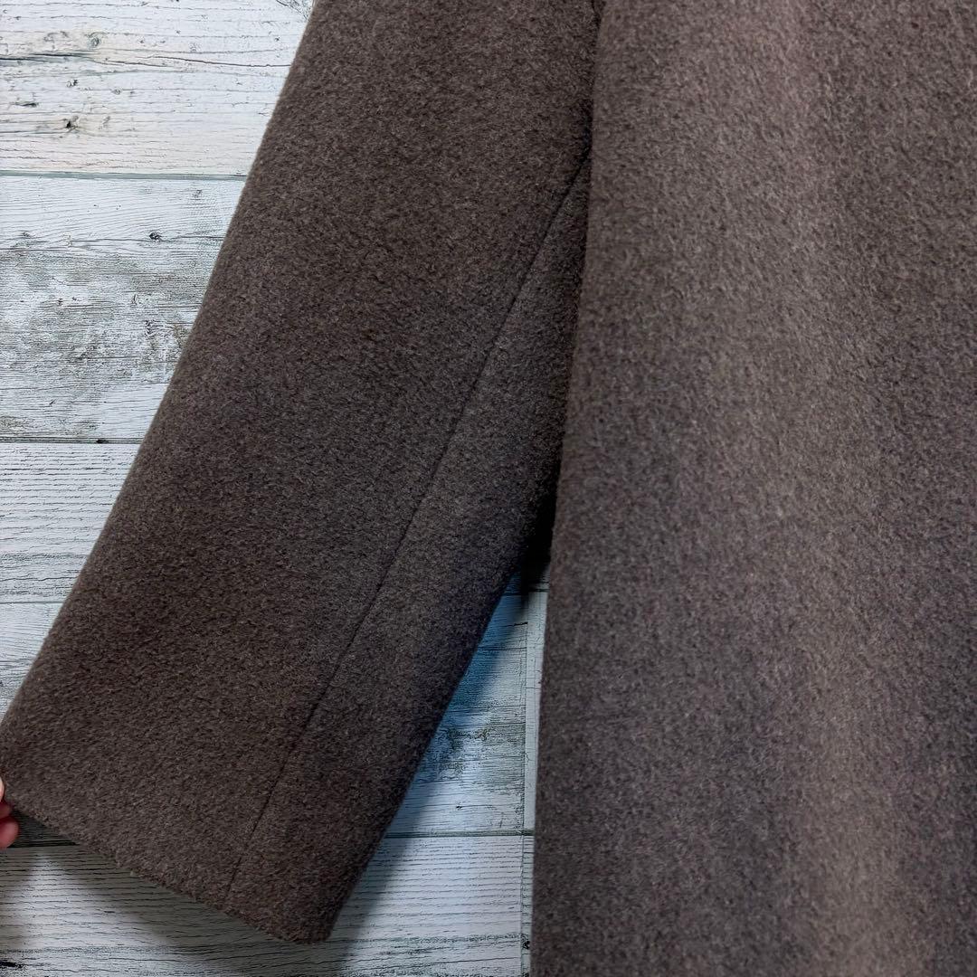 ☆ほぼ未使用☆ビューティー&ユースMANTECO ノーカラーベルト ロングコート