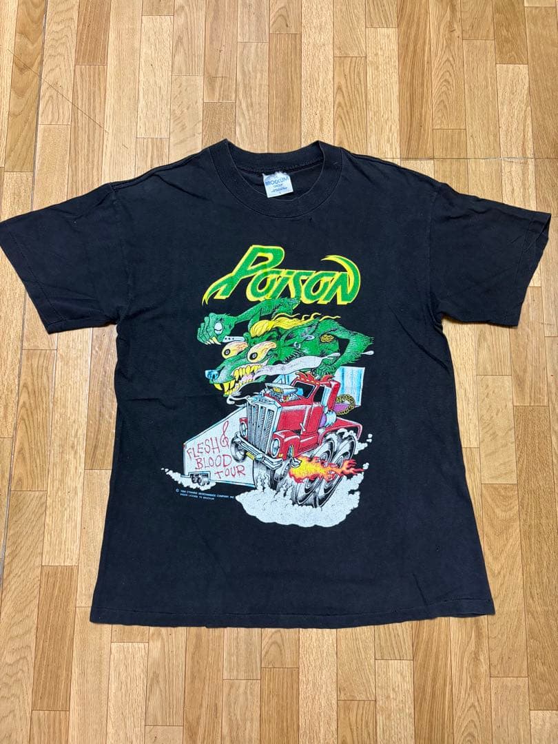 90’s BROCKUM ヴィンテージTシャツ 古着 ホットロッド バンドT