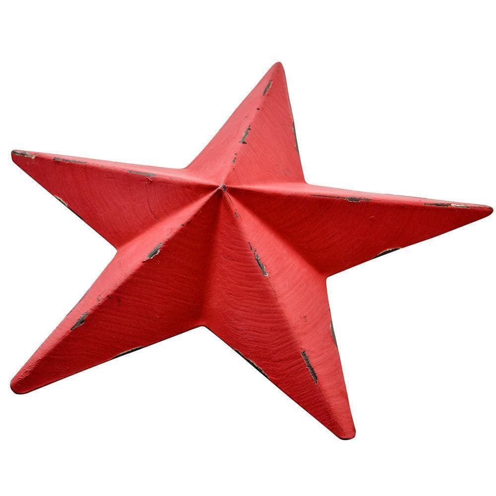 バーンスター アメリカン ブリキ オブジェ クリスマス M 赤